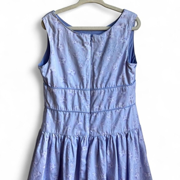 American Girl Kids Light Blue Floral Dress - 7 - Picture 3 of 8